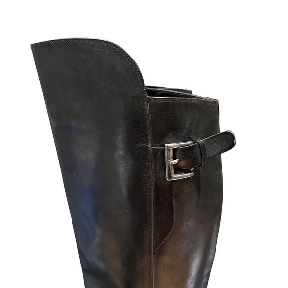 Via Spiga black leather knee high boots. Size 7.5 - Picture 9 of 9